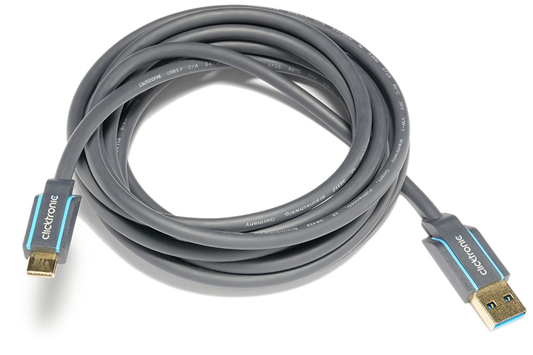 USB-A to USB-C Cable 3m (USB 3.2 Gen 1)