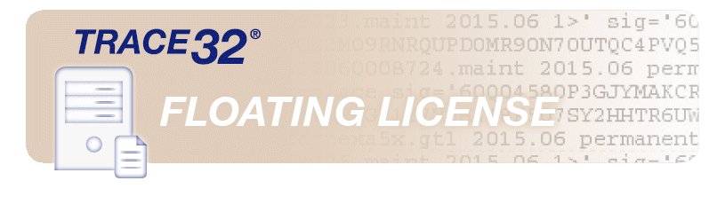 1 User Floating Lic. VSPA Trace License