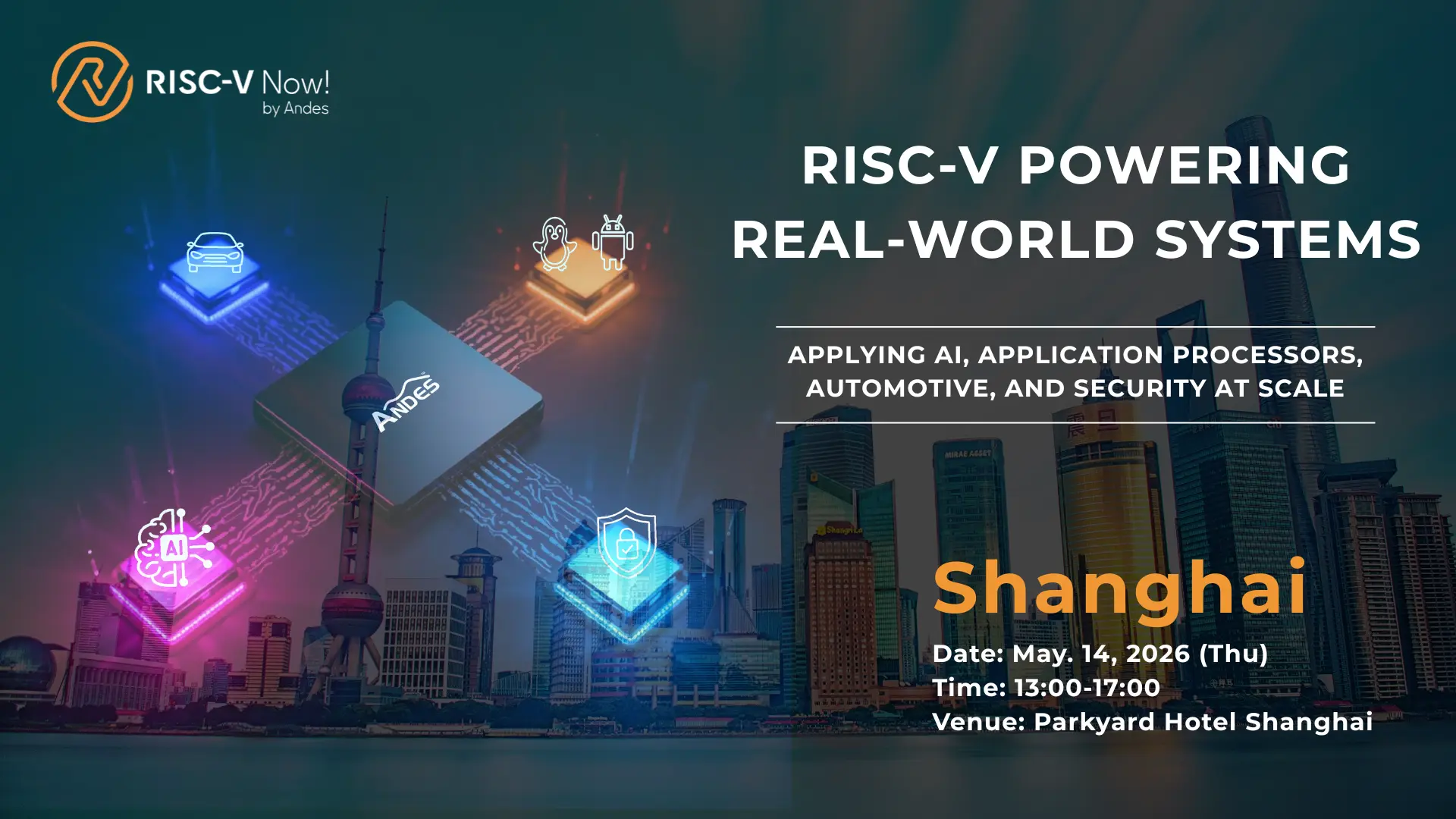 RISC-V Now! by Andes Shanghai