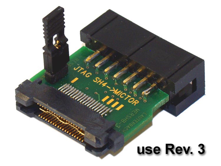 Converter JTAG14 to Mictor38 for SH and RX