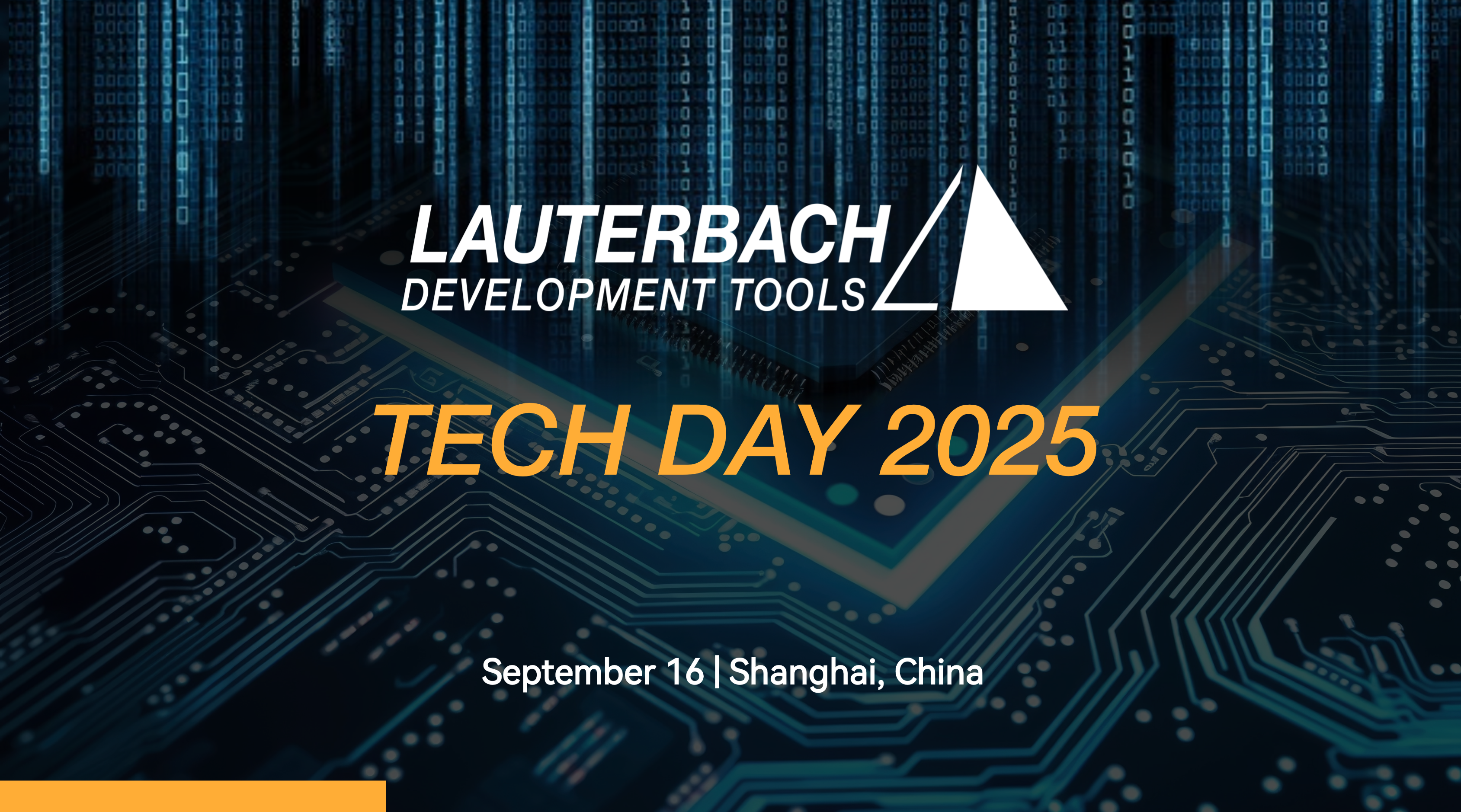 Lauterbach Tech Day 2025 Shanghai Lauterbach Tech Day 2025 Shanghai