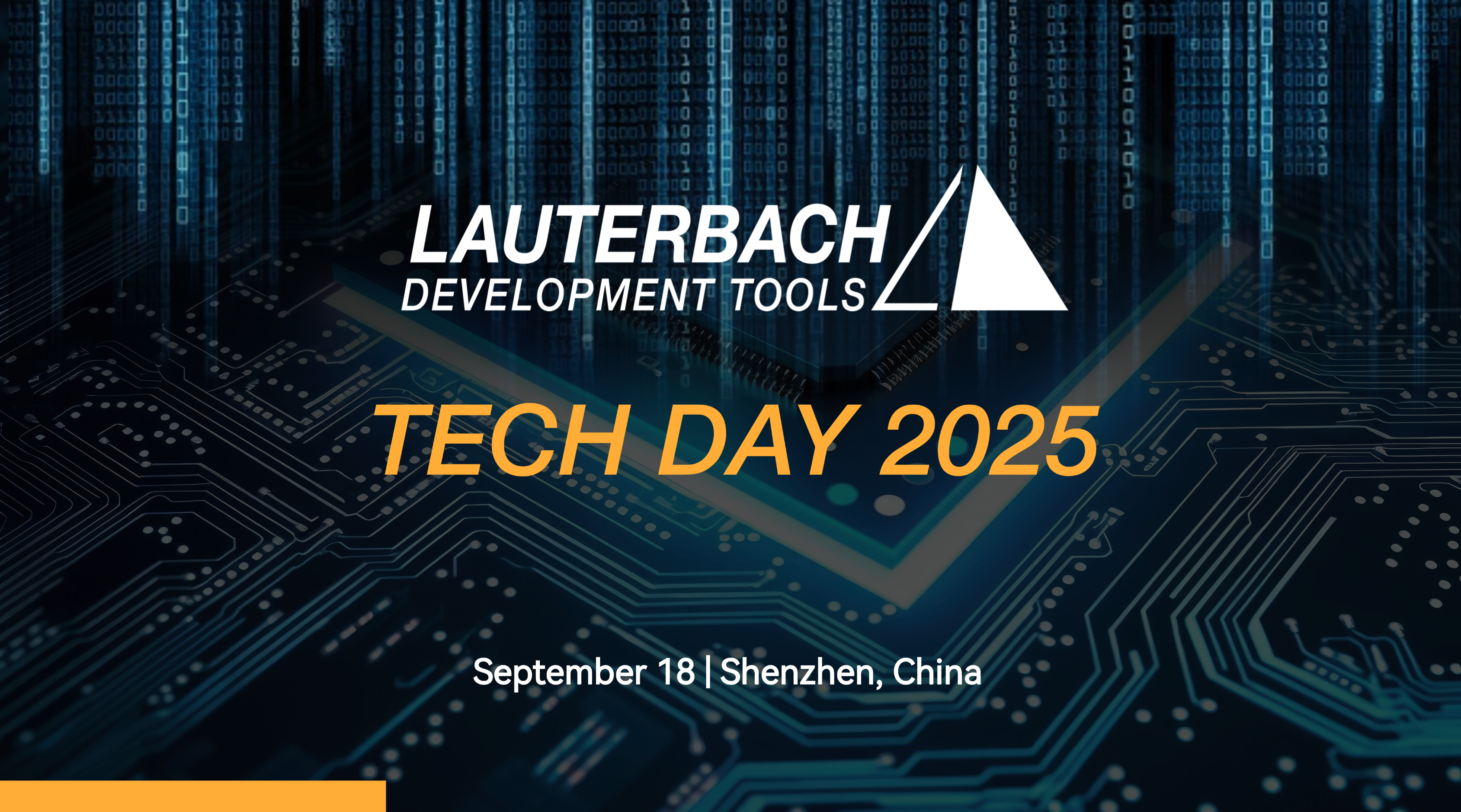 Lauterbach Tech Day 2025 Shenzhen Lauterbach Tech Day 2025 Shenzhen