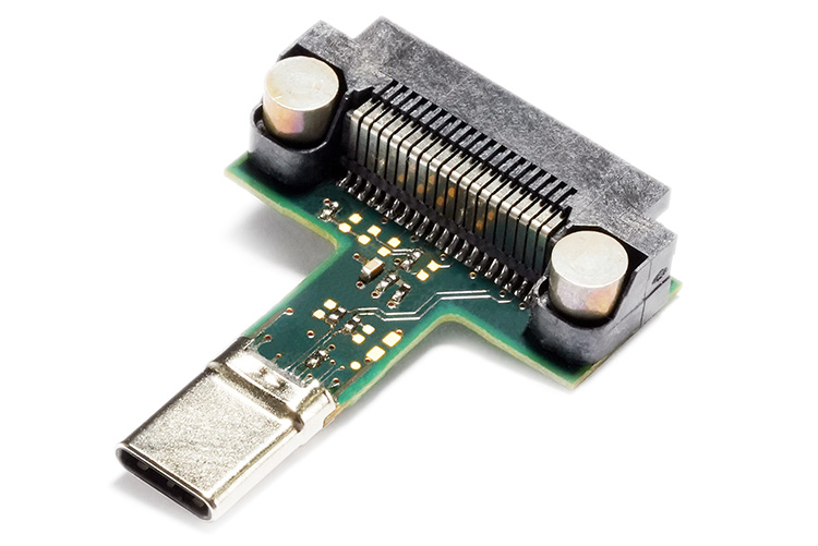 Converter Samtec40 HSSTP to USB-C (DAM, D1)