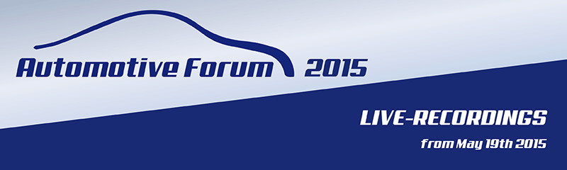 Recording Automotive Forum 2015